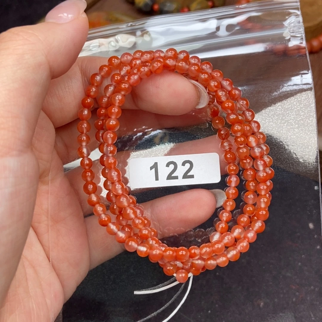 南红玛瑙未镶嵌手串