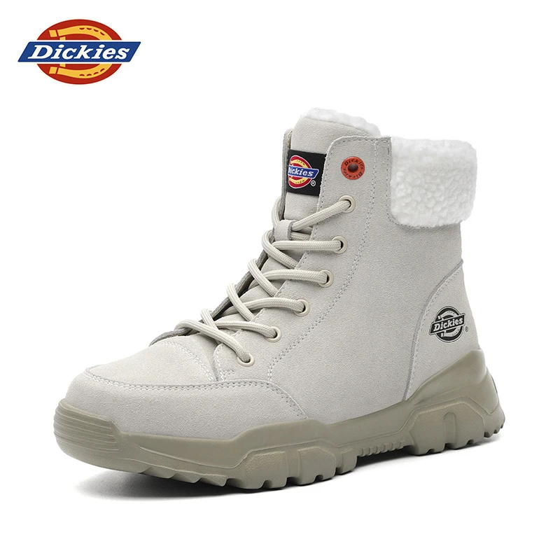 Dickies保暖雪地靴女增高棉鞋保暖经典2025年冬季新款加绒
