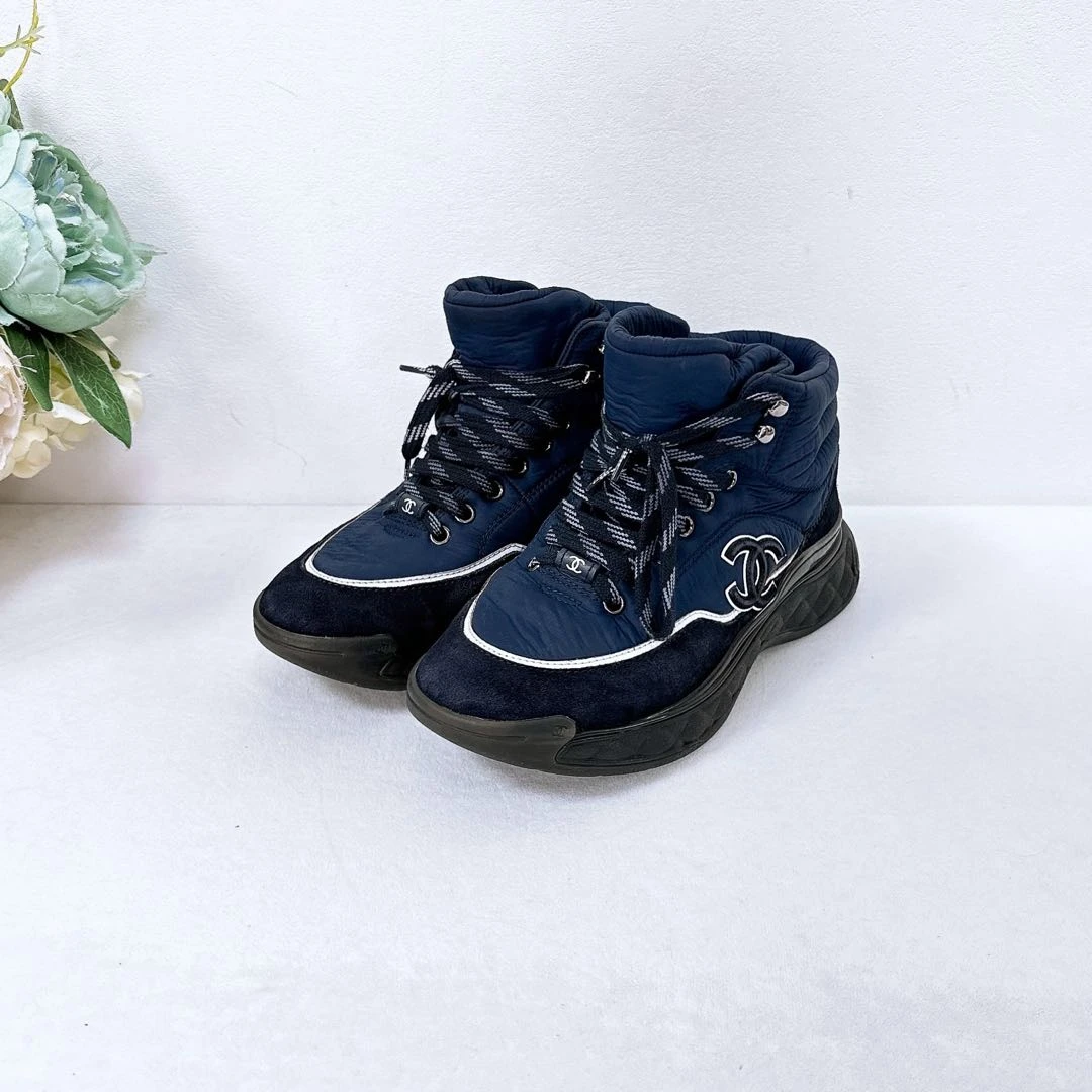 99新/Chanel/香奈儿/羽绒运动鞋/37.5码/Xspr4496