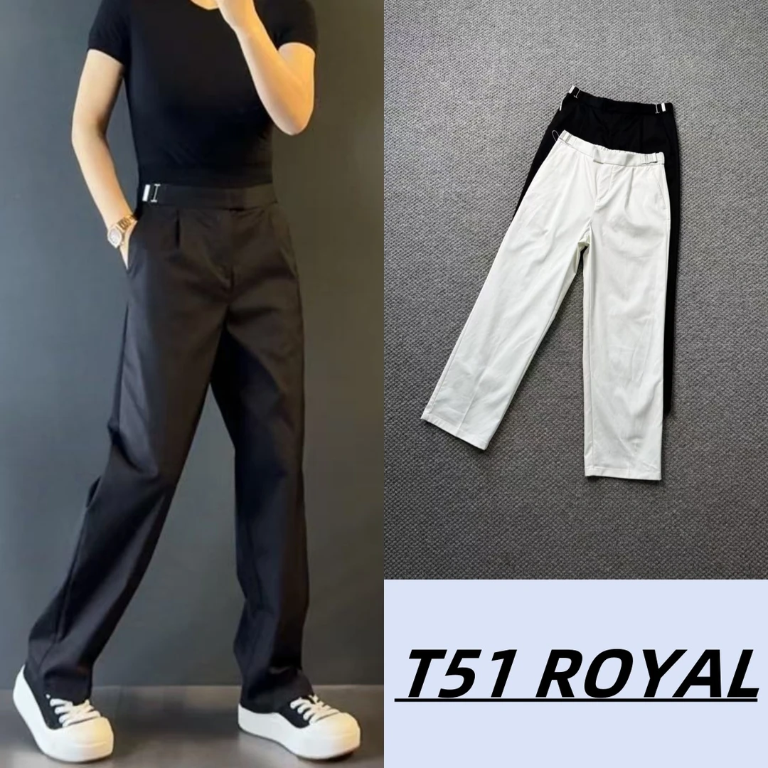 帝罗依男士阔腿休闲裤9005秋季男装莫代尔棉那不勒斯法式拉腰阔腿