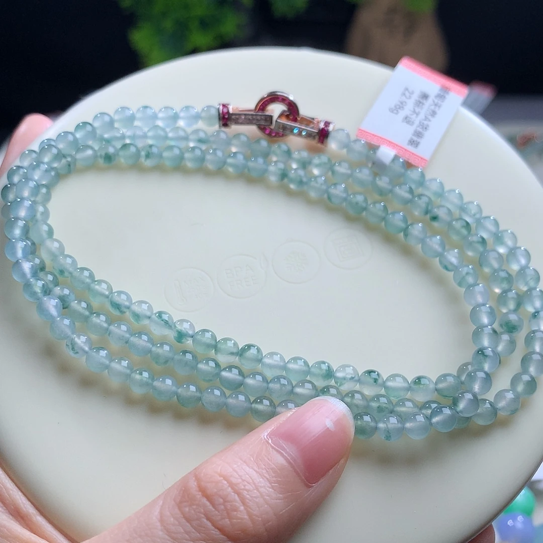 翡翠未镶嵌项链卡4.2