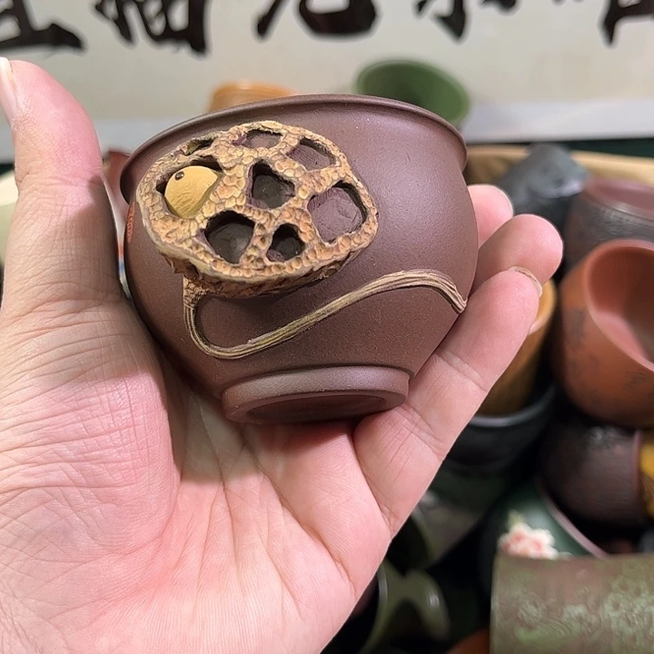 茶杯紫砂全手工紫砂主人杯