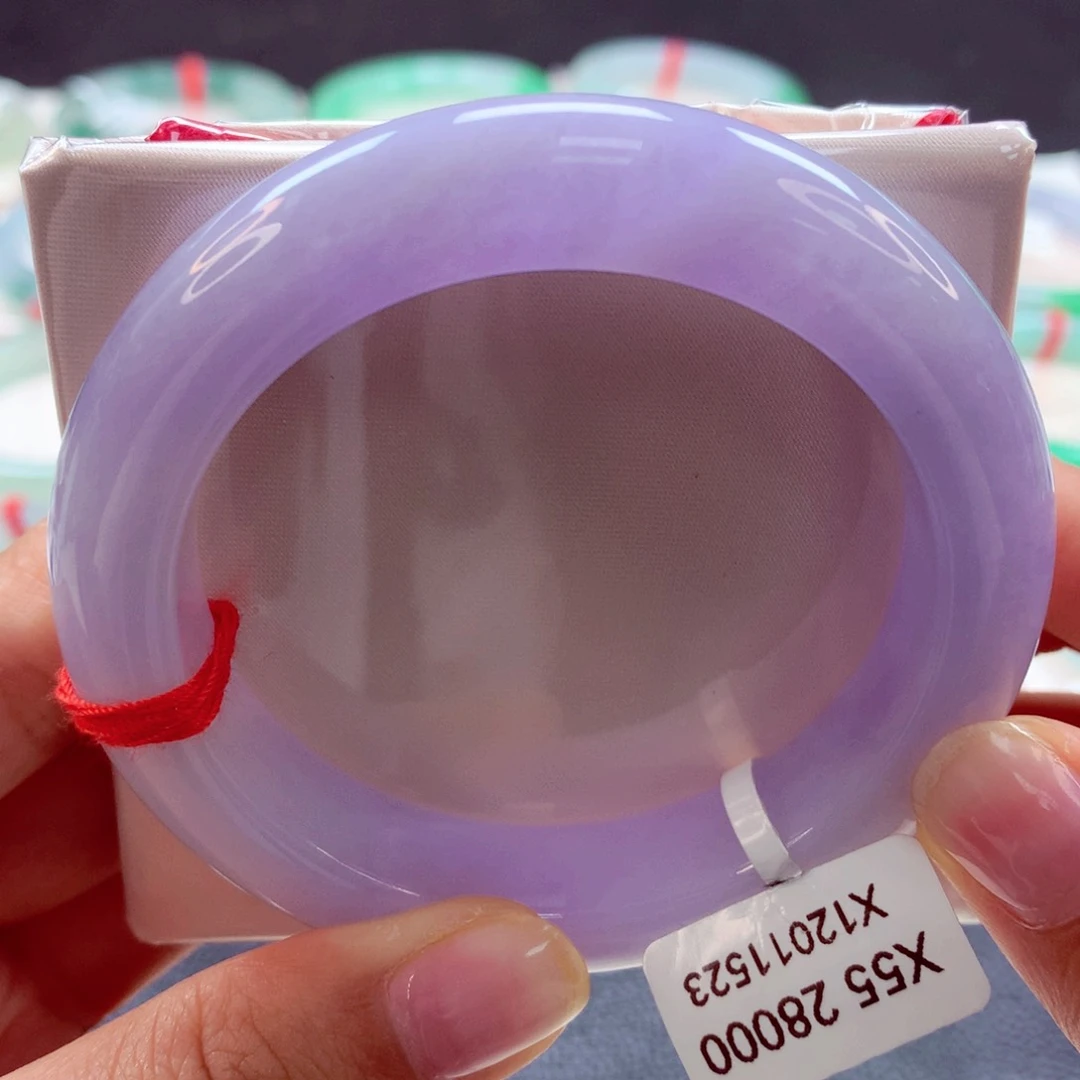 翡翠手镯未镶嵌56正15号（26）