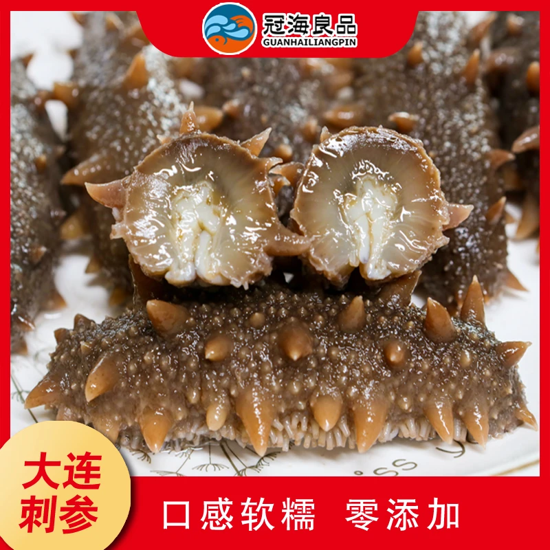 【认准零添加】冠海良品大连海参即食刺参辽参1斤体验装6-8头/500g