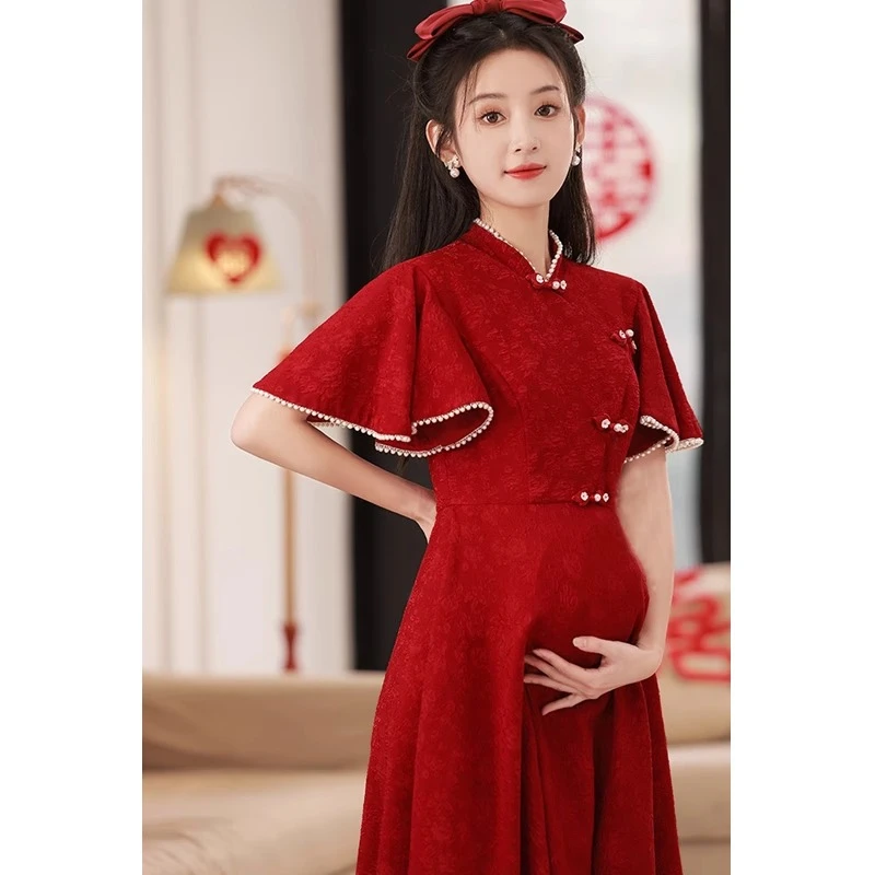 敬酒服2025新款新娘结婚礼服订婚回门宴日常可穿显瘦旗袍婚宴礼服
