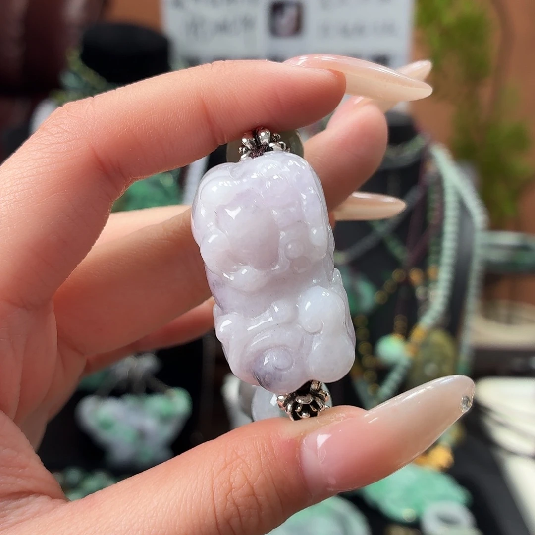 翡翠未镶嵌耳饰手串