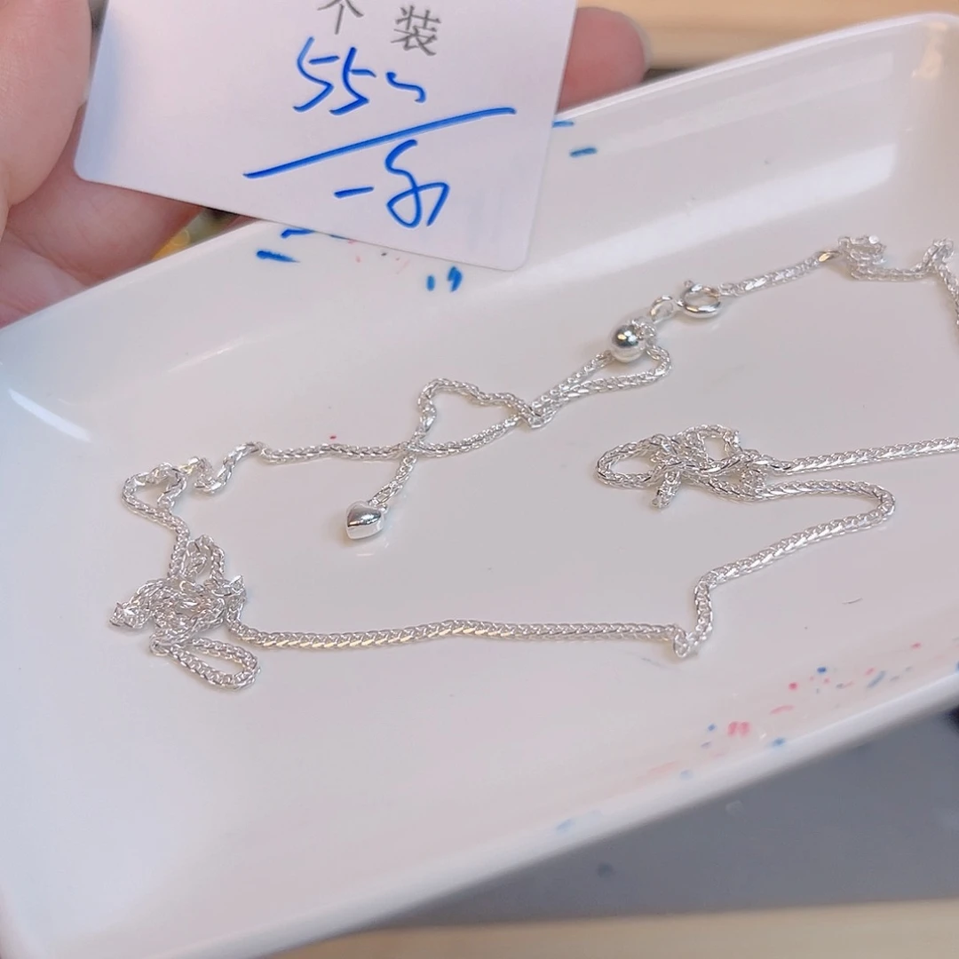 水晶珠宝半成品银S925镀金镶嵌230 。