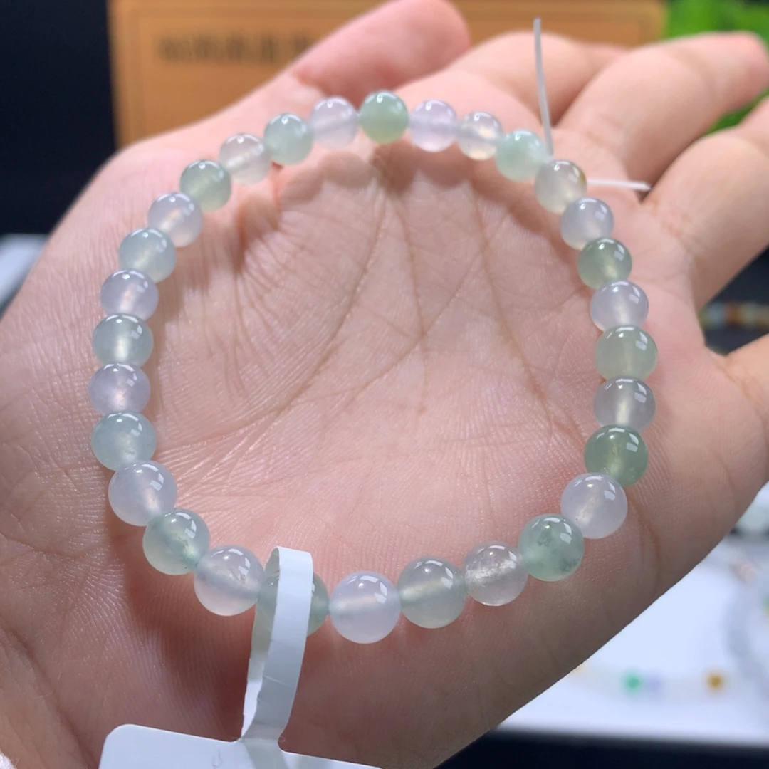 翡翠未镶嵌手链卡6