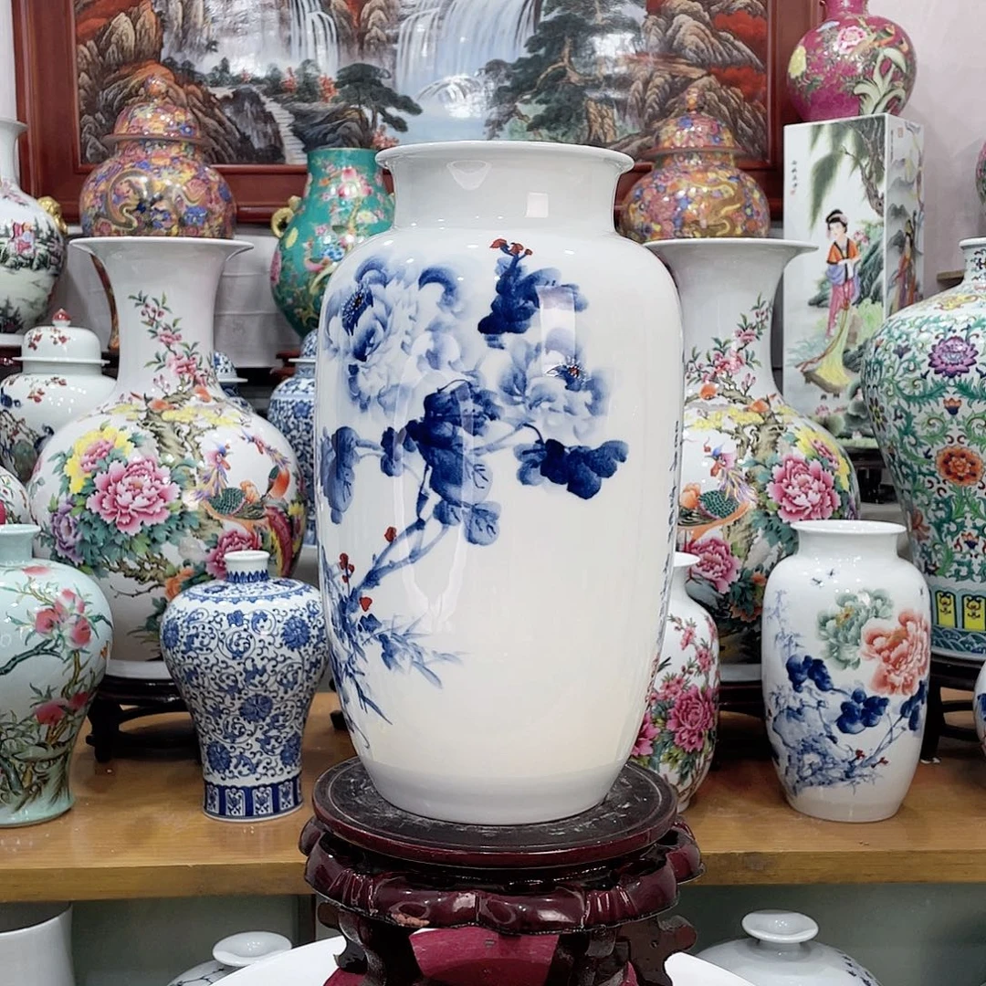 ****花陶摆件景德镇的陶瓷