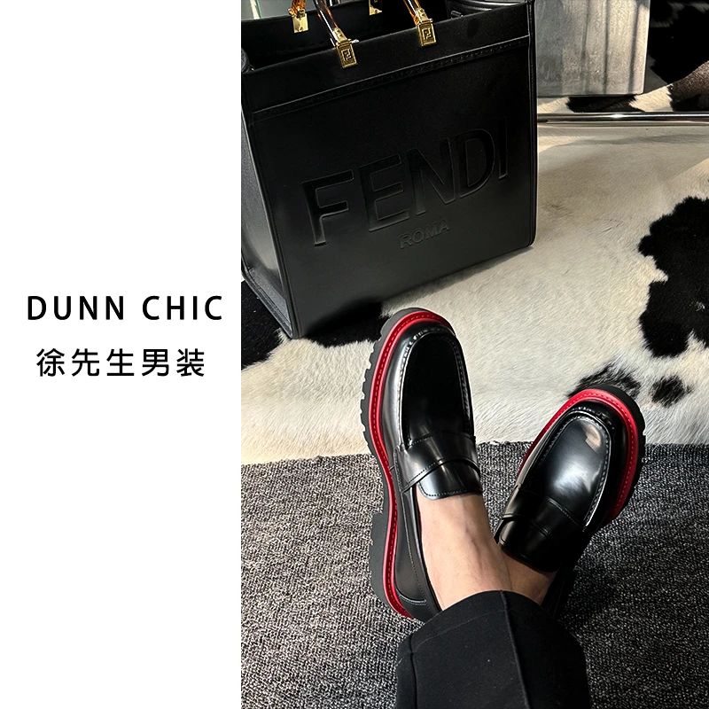 徐先生牛皮男百搭冬季新品XL大底休闲皮鞋8817【杜恩】