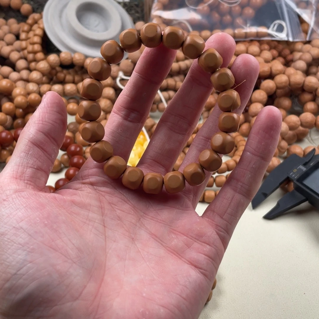 猴头核桃手串全品自然走色六方