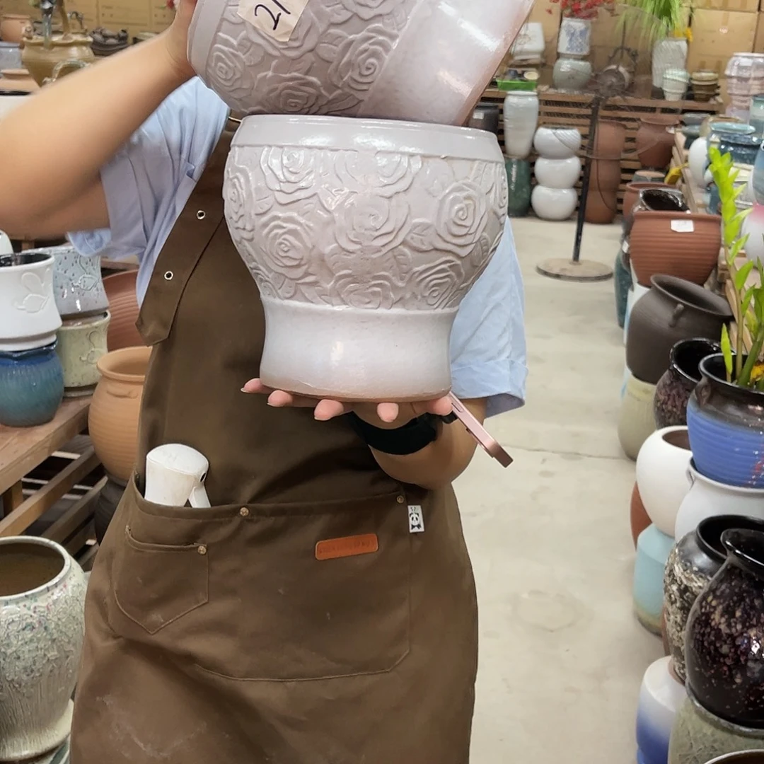 紫砂花盆21口径20厘米