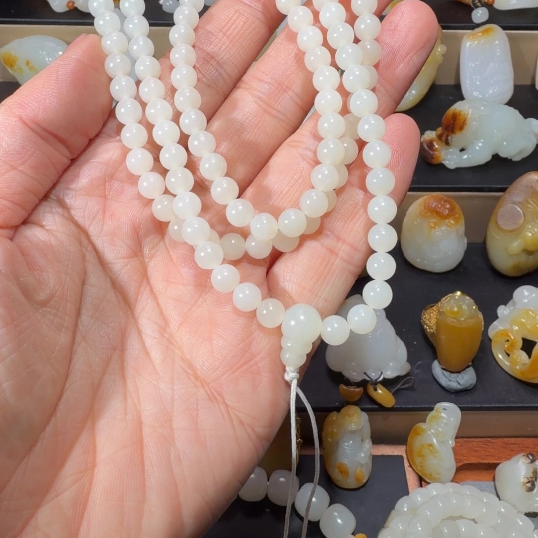 和田玉未镶嵌手链