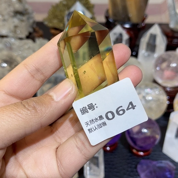 水晶摆件未镶嵌六棱柱