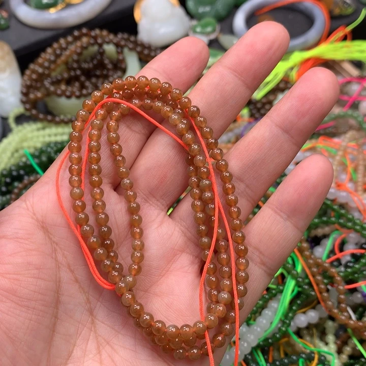 和田玉未镶嵌手链125