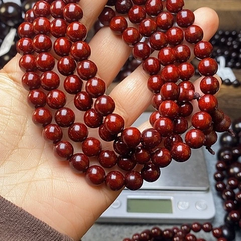 檀香紫檀（小叶紫檀）手串/手链末*车