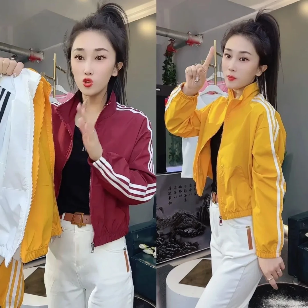 2025春季新款短外套宽松拉链百搭休闲棒球开衫小个子夹克上衣