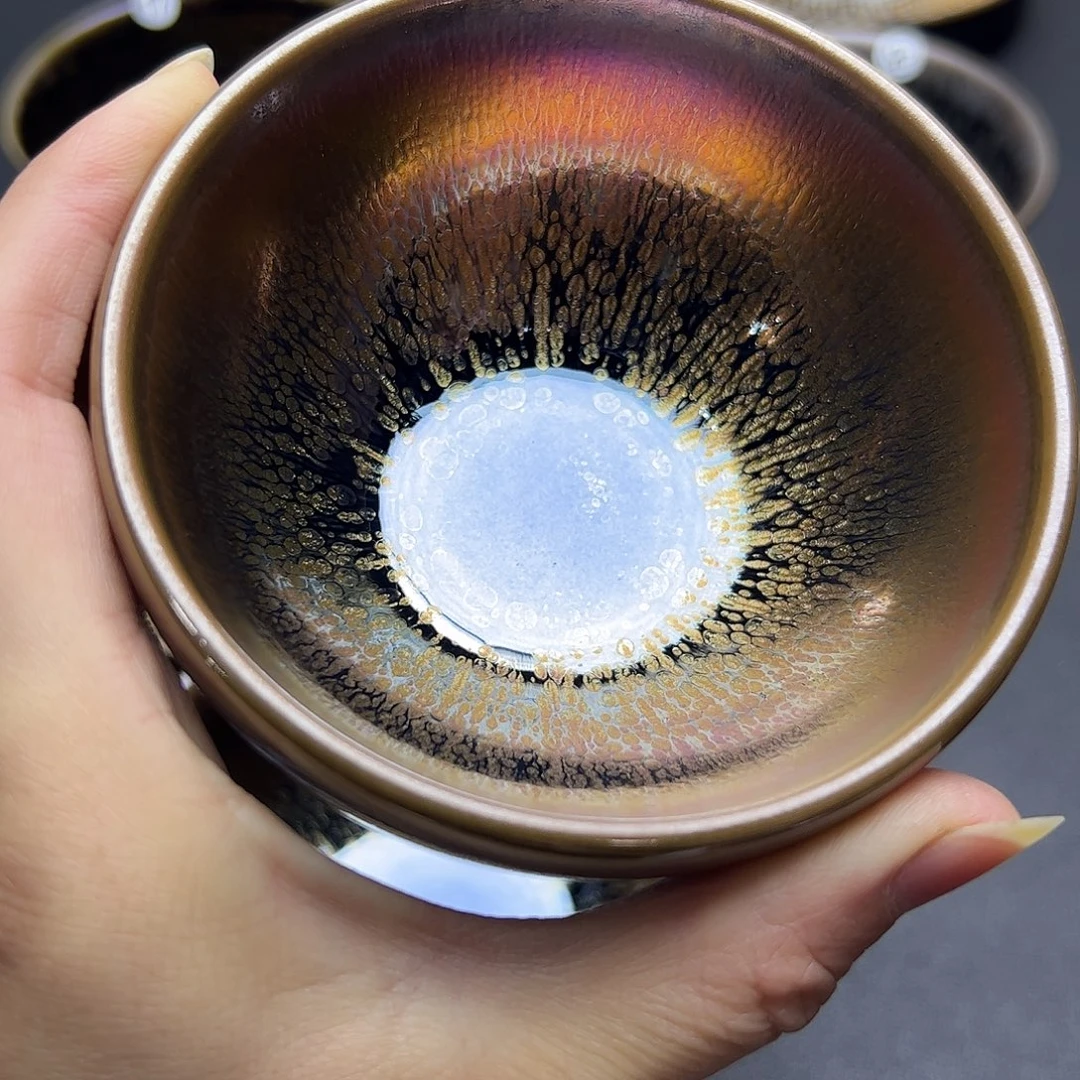 漂***船茶盏建窑建盏主人杯