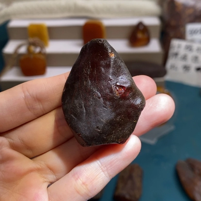 【闪购商品】未镶嵌琥珀珠宝奇石38