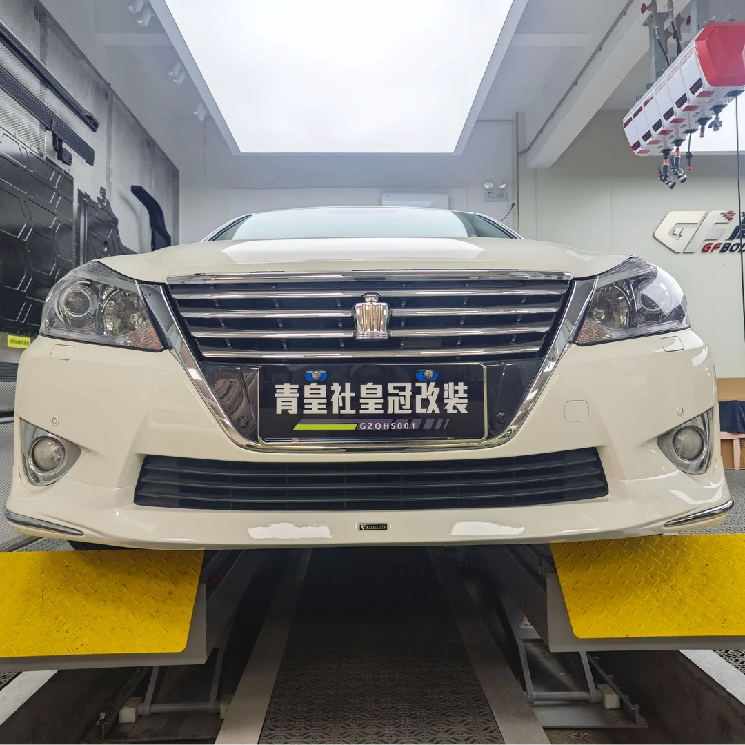 适用丰田皇冠13.5代蒙娜丽莎运动包围套件前唇前铲侧裙后唇后扰流