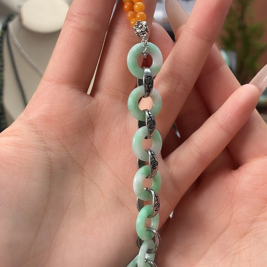 翡翠未镶嵌手链手链