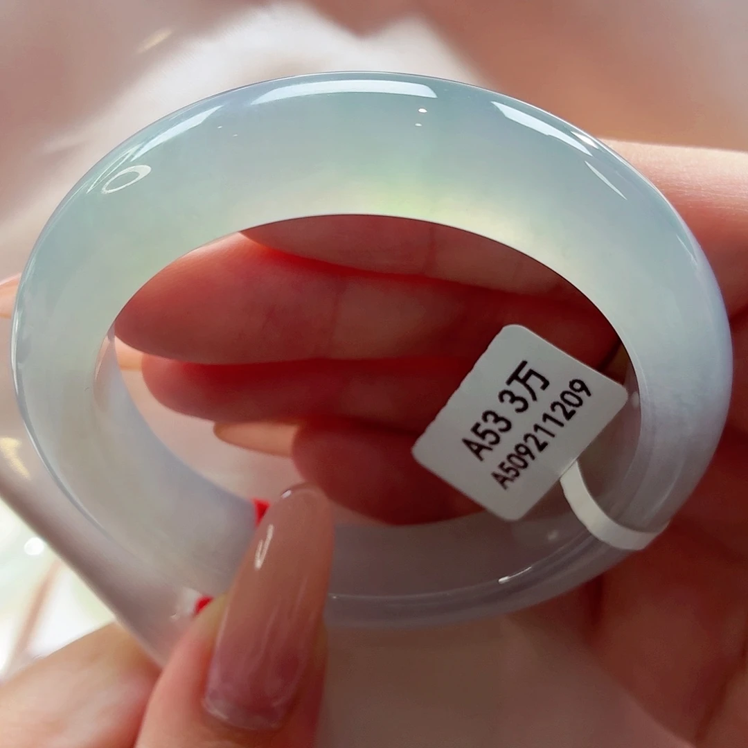 翡翠未镶嵌手镯22（3号）性价比力推小包容