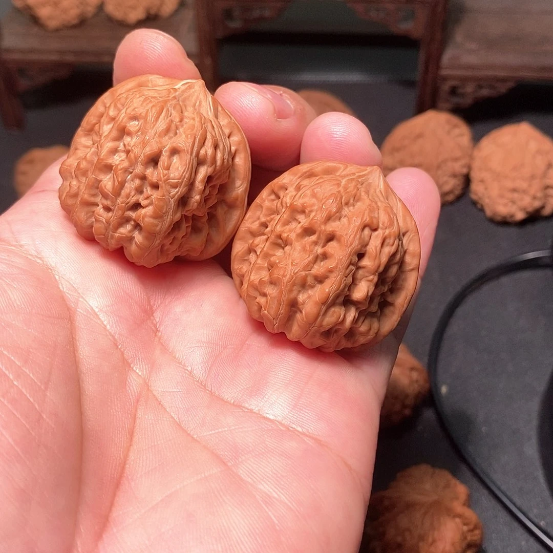 吊坠文玩核桃38尺全品平谷凹底