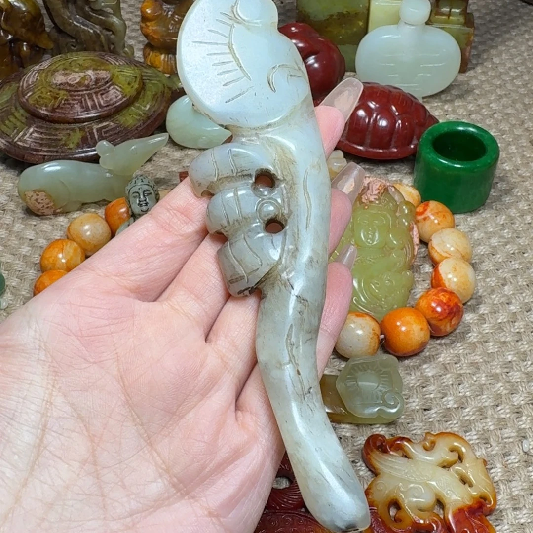 白玉菩提吊坠挂件