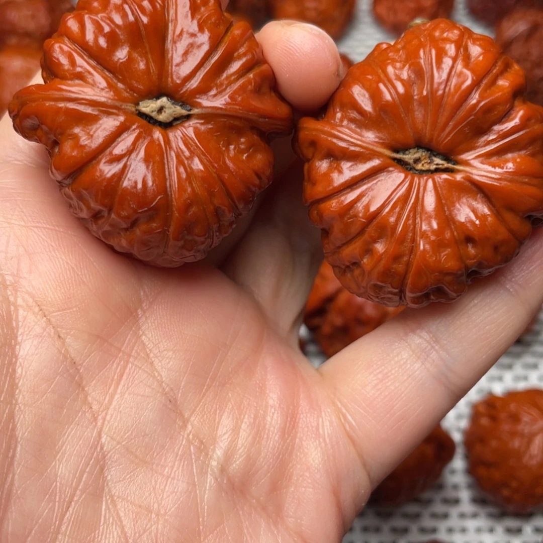 桃核吊坠文玩核桃 手把件 南瓜墩 43