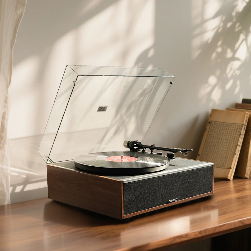 ODN/欧蒂诺黑胶唱片机专业HiFi复古留声机音响家用客厅蓝牙电唱机
