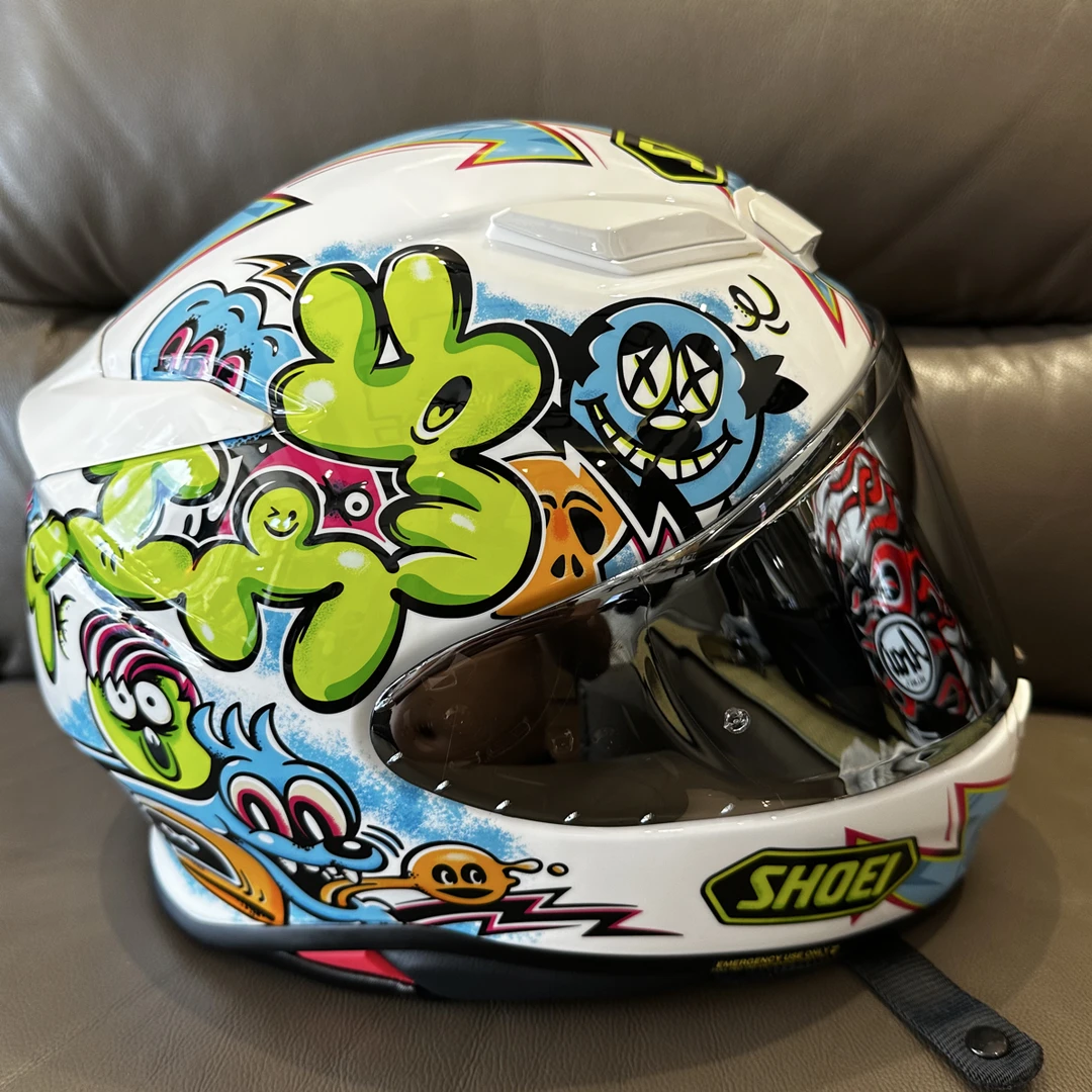 Shoei z8动物园豌豆XL码正品摩托车全盔
