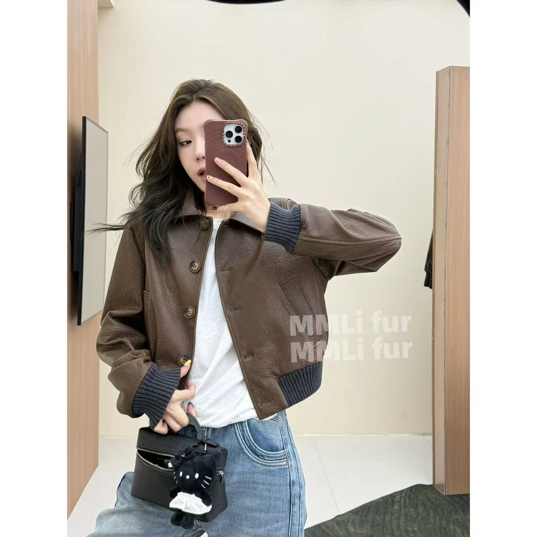 【萌萌里】MMLi CLOTHES｜春款设计师绵羊皮外套 mm99070