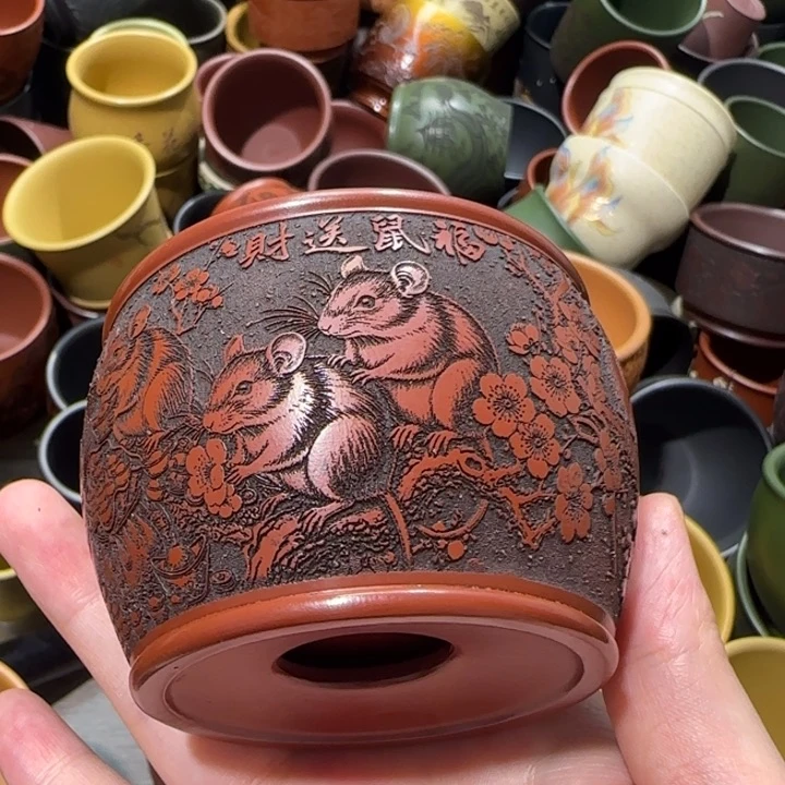 茶杯紫砂全手工紫砂