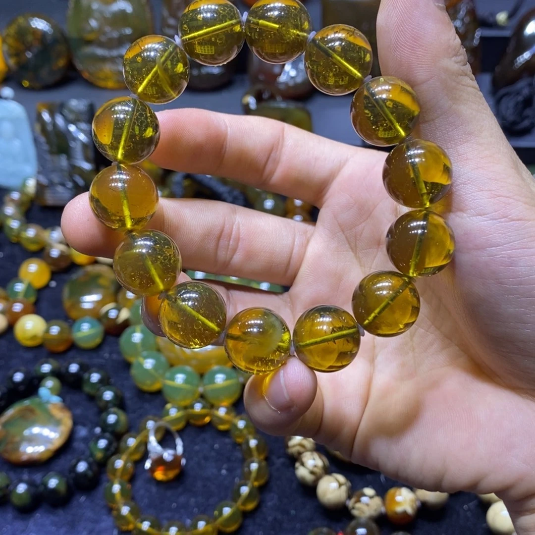 琥珀未镶嵌珠宝奇石