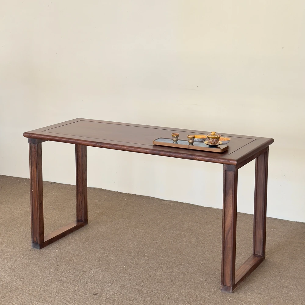 新中式书桌家用禅意桌椅写字台书法桌简约古典办公书房书法桌茶艺