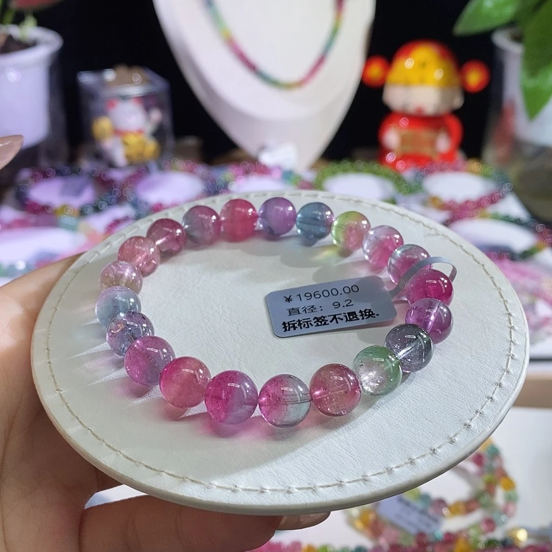 未镶嵌手链碧玺西瓜