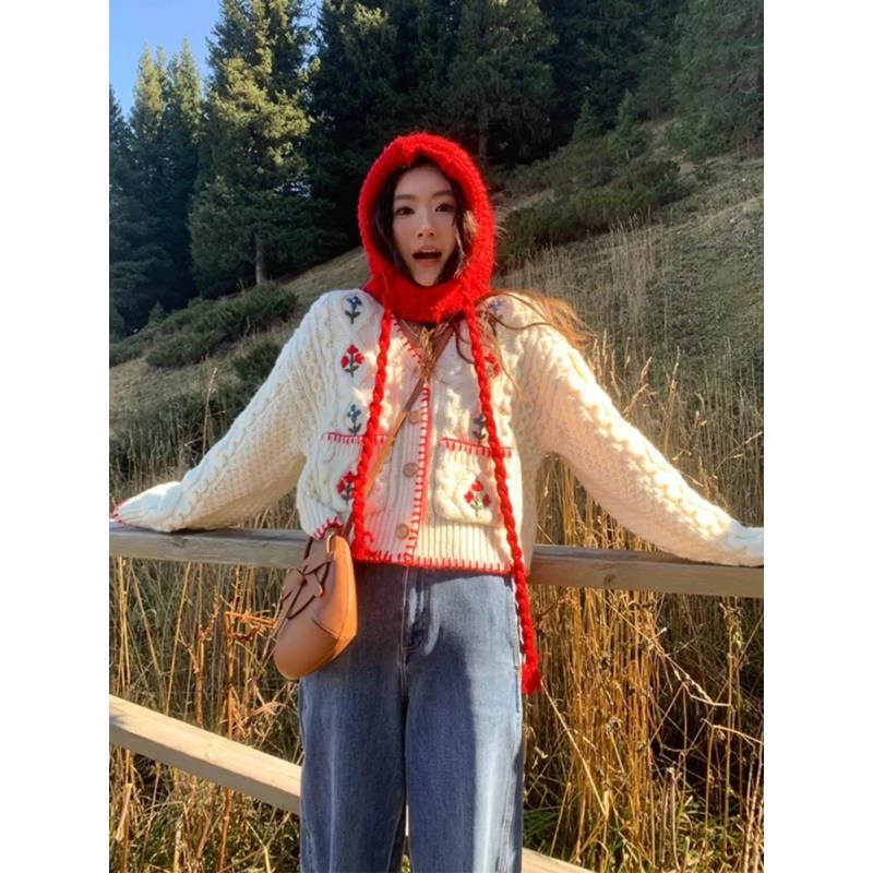 【H401-H500毛衣合集】韩系慵懒风秋冬新款毛衣女