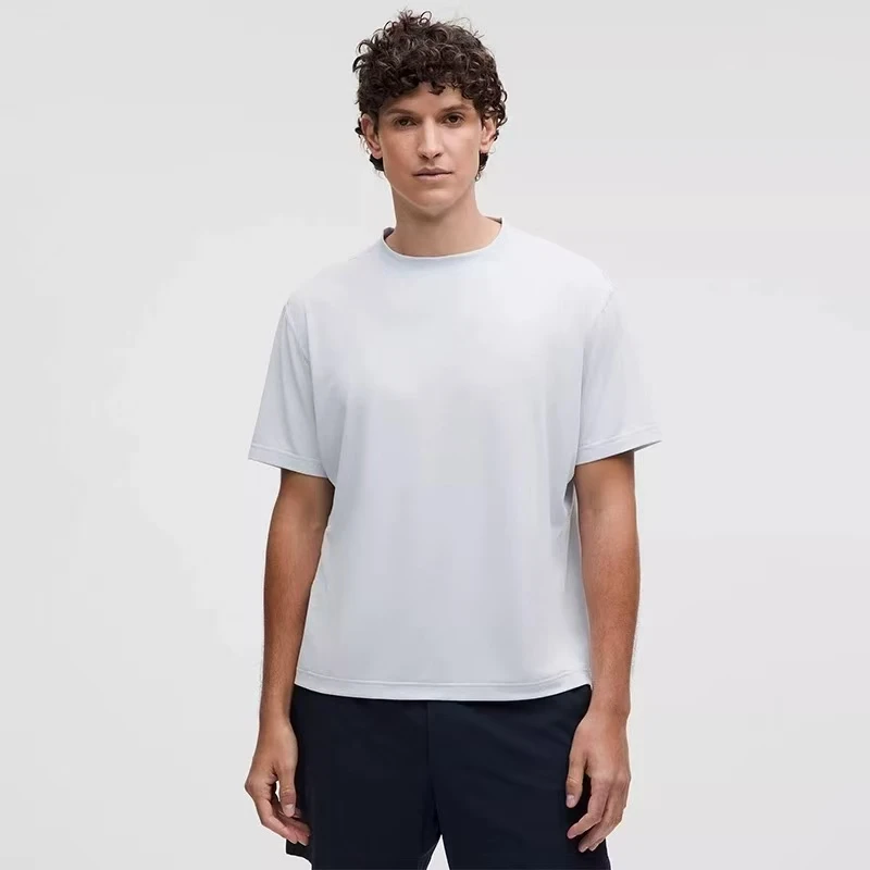 男款L宽松版透气孔面料四色舒适短袖T恤
