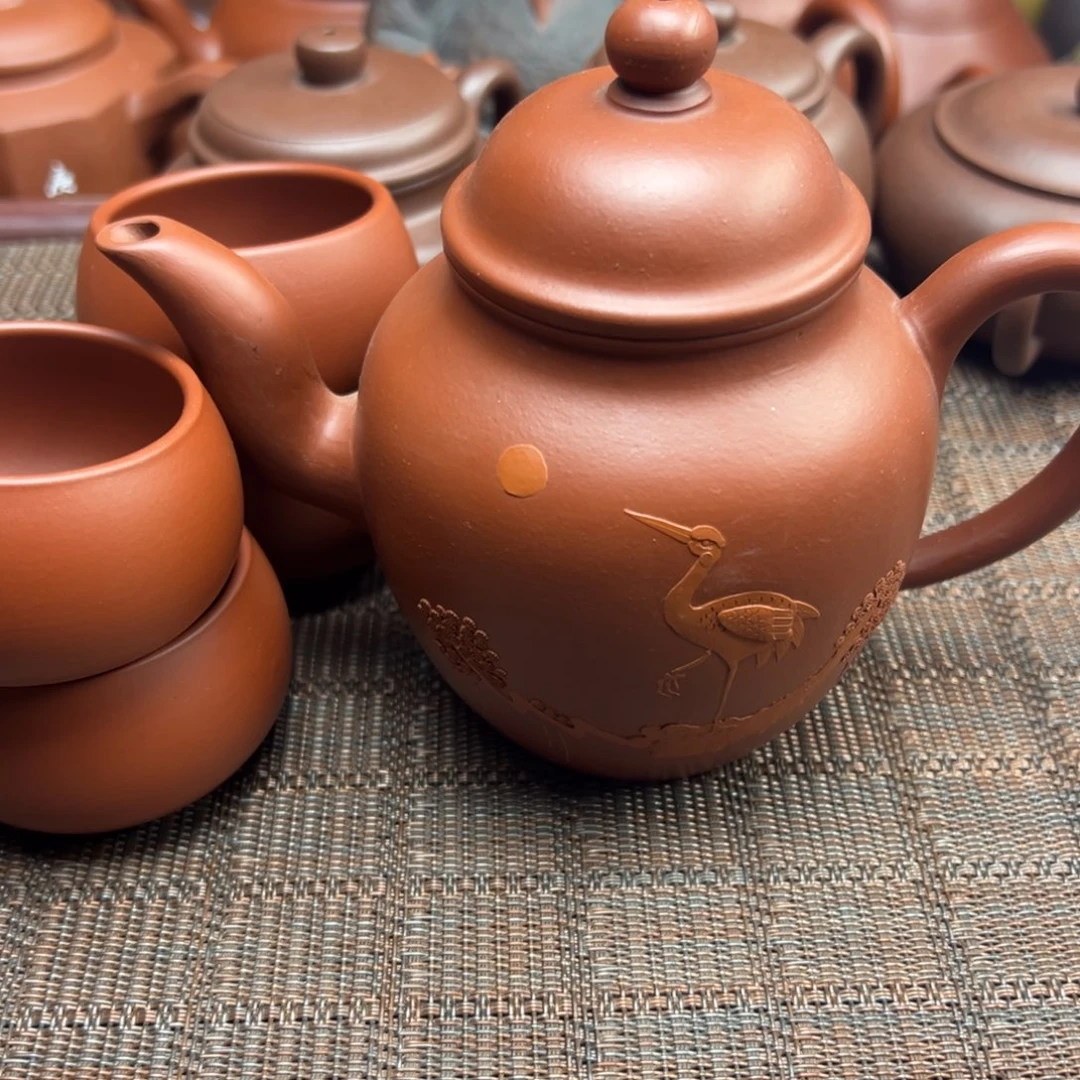 茶壶紫砂宜兴原矿紫砂壶350毫升容量