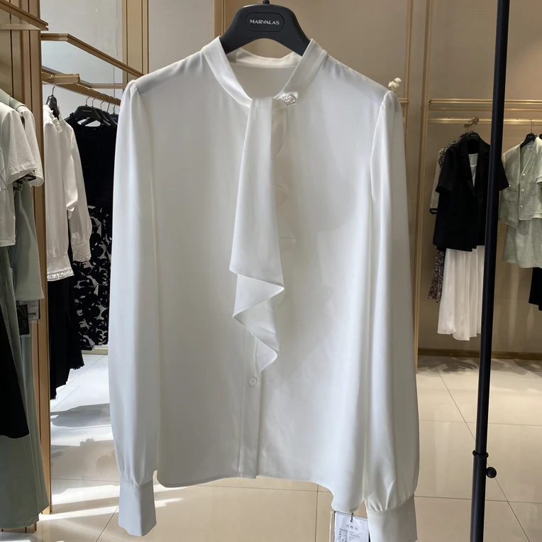 华家曼 秋季新款 高级感休闲洋气通勤衬衫女