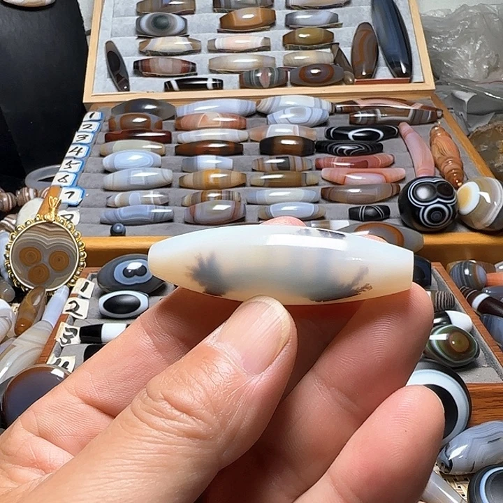 玛瑙/玉髓未镶嵌吊坠(不含链)