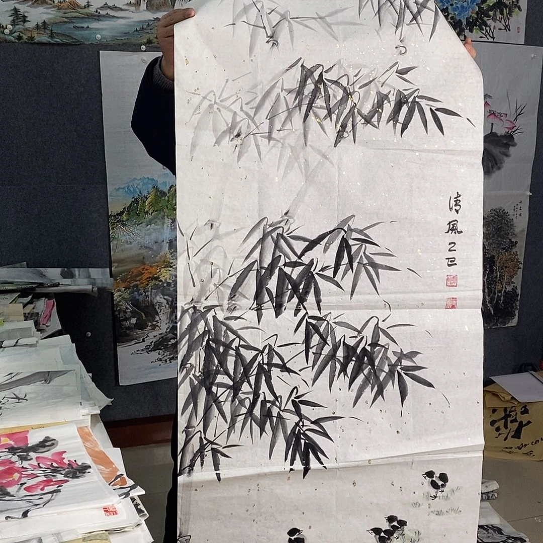 国画手写手绘国会作品77