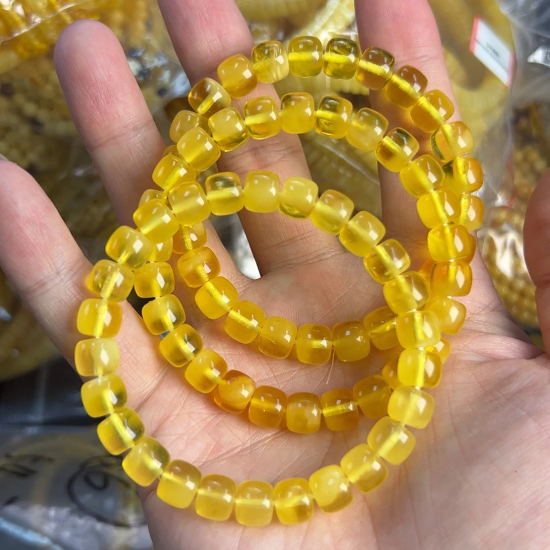 琥珀未镶嵌裸石8加老型多样发其一