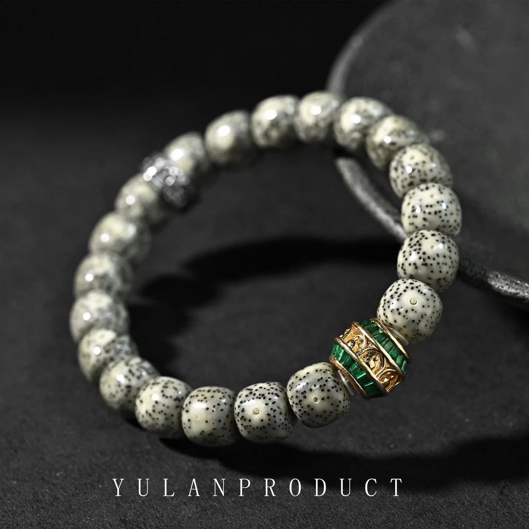 钰澜文玩【万神3.0】星月菩提-11*10细星+万神搭配款+卡环-精工