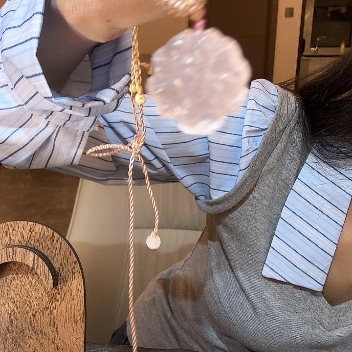 颈饰水晶未镶嵌天然粉水晶项链 ZAYNE SAMELE •堕天使