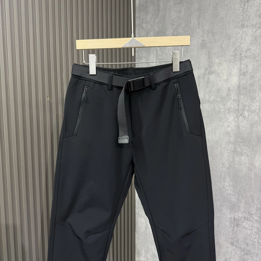 男士户外冲锋长裤冬季防风防水加绒保暖直筒修身弹力休闲百搭潮流