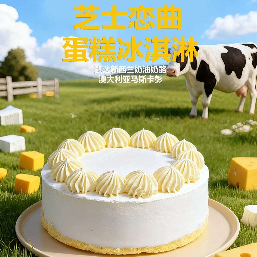 Tim Hortons太妃芝士恋曲蛋糕冰淇淋低温烘焙下午茶甜品生日蛋糕