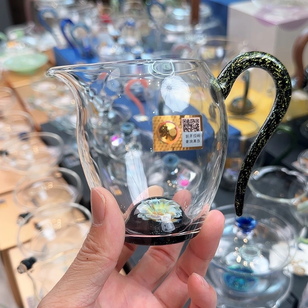 禾器雅青黑金怡然公道杯