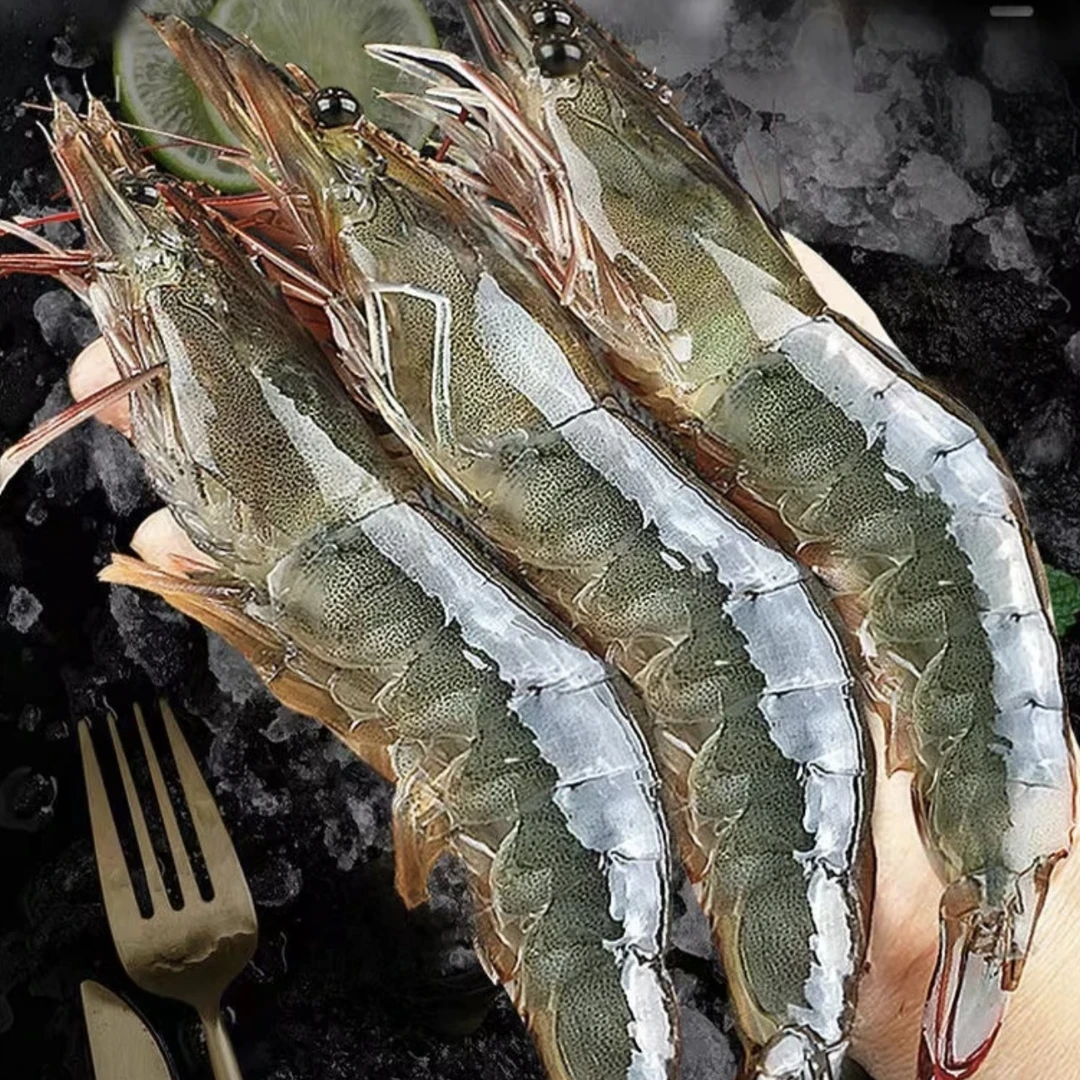 海洋大虾5斤5包 单只13-16cm 活虾速冻 顺丰包邮1斤15-16只