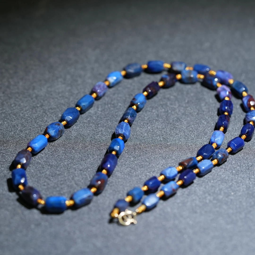 【黑胖珠宝】小舒星际蓝项链 多样性发一 QX296